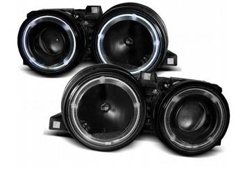 Forlygter BMW E30 sort ring