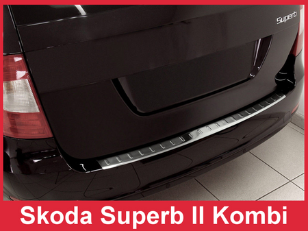 Skoda Superb 2 stationcar bagkofangerafdækning (stål)