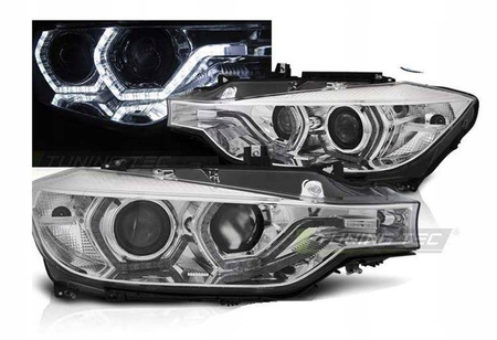 Bmw F30 F31 11-15 led krom drl forlygter