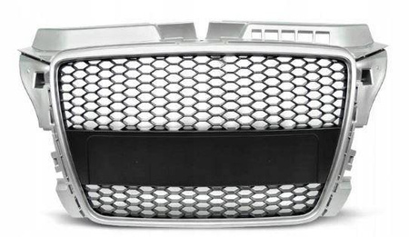Audi A3 8P sølv RS-TYPE frontgrill