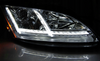 Forlygter Audi Tt 06-10 8j Chrome Led Dts
