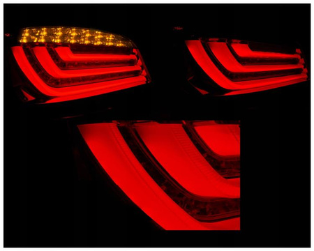 LED-baglygter BMW E60 03-07 LED BAR Smoke