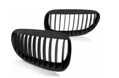 Grill, nyre BMW E63/E64 02-10 grill SORT mat