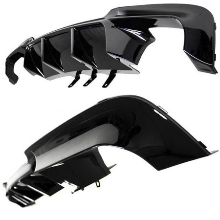 DIFFUSOR BMW F10 F11 10-LOOK M5 DUET BLANK SORT