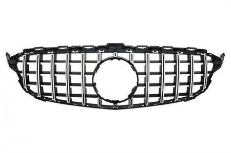 GRILL MERCEDES W205 14- GTR PANAMERICAN CHROME 360