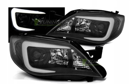 Subaru Impreza III gh 07-12 rør sorte led-lygter