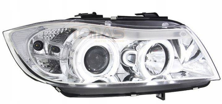 Forlygter BMW E90/E91 CHROM RINGI