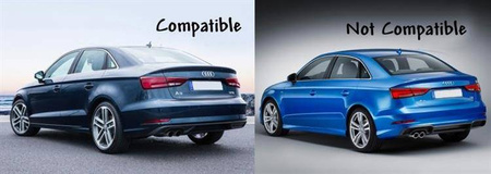 DIFFUSOR AUDI A3 8V SEDAN/CABRIO (2016-2019)