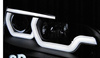 Forlygter BMW X5 E70 07-13 DRL SORT 3D