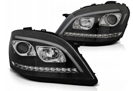 Lygter Mercedes W164 Ml M-klasse 05-07 Sort Led Seq