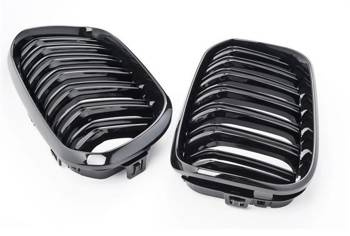 GRILL (NYRE) BMW F20 F21 15- LCI SORT GLANS M1