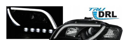 Forlygter Audi A4 B7 04-08 Tube Bl