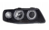 Forlygter A3 8L BLACK RINGS