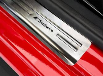 Skoda Fabia 3 dørtrinsplader (stål)