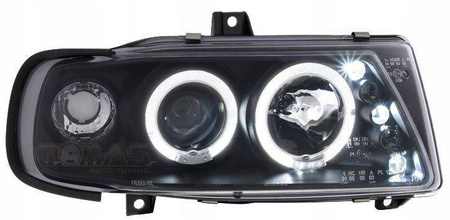 Forlygter Seat Ibiza Cordoba 6K SORT RING