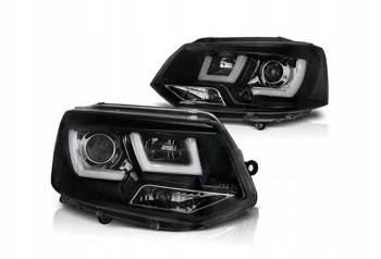 Forlygter Forlygter VW T5 10-15 SORT LED DR