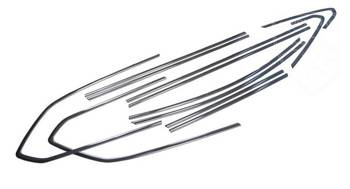 Vindueslister omkring sideruderne Opel Astra 4 J COMBI