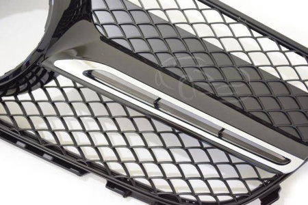 GRILL MERCEDES X204 GLK 12-15 KROM SORT
