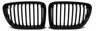 Front nyre grill mat sort til Bmw X1 E84 09-12