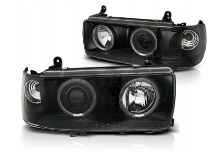 Lygter Toyota Land Cruiser Fj 80 90-97 Ringi Sort