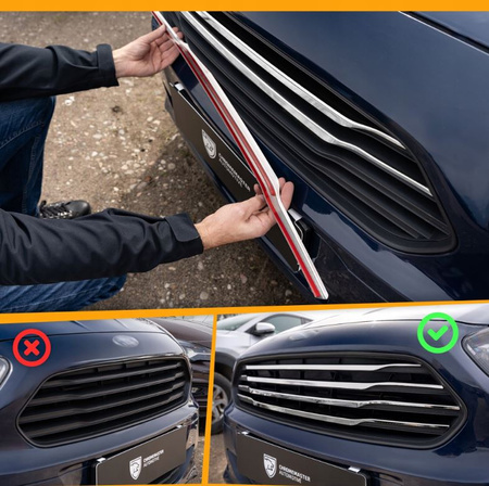 Frontgitter gitterlister til FORD FIESTA VII 2008-2012 HB