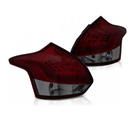 Ford Focus 3 11-14 Hb Red Smoke Led-lygter