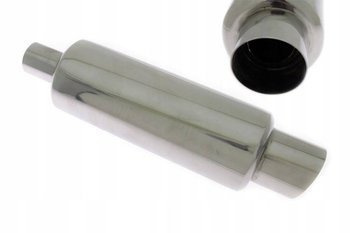 Rustfrit stål sports bas lyddæmper 77mm Turbo Works