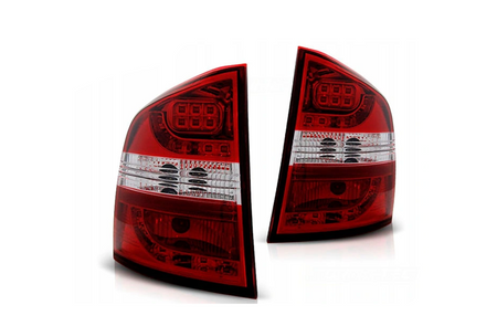 LED-lys Skoda Octavia Ii Kombi 04- Rød Hvid