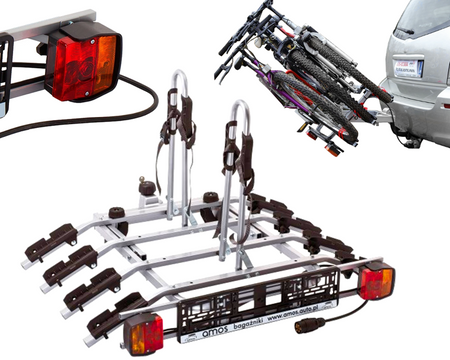 Cykelholderplatform til 4 cykler Titan Amos 7PIN