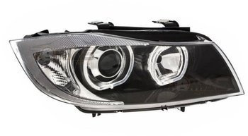Lygter BMW E90 E91 05-11 led-ringe sort H7/H7 DEPO