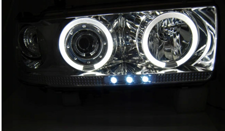 Lygter Toyota Land Cruiser Fj 80 90-97 Ringi Chrome