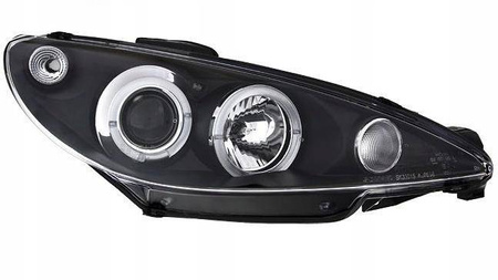 Peugeot 206 BLACK RINGI forlygter