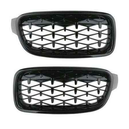 GRILL (NYRE) BMW F30/F31 DIAMEND LOOK SORT