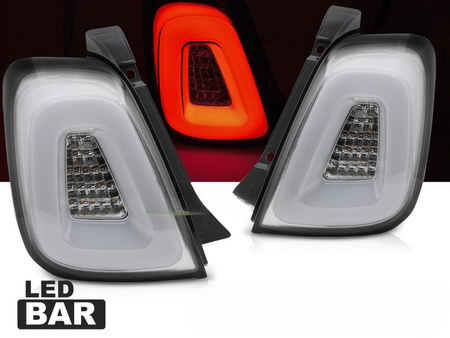 LED-baglygter til Fiat 500 15-20 hvid LED bar