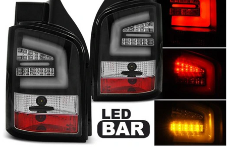 LED-BAGLYGTER VW T5 03-09 SORT LED-BAR
