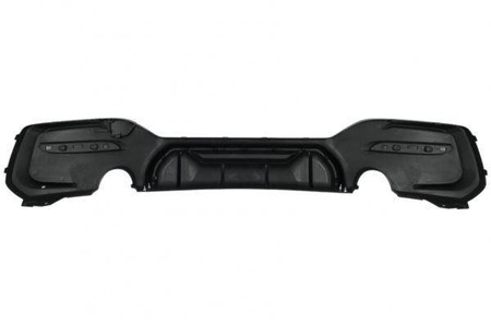 DIFFUSER BMW F20 F21 15-19 TWIN SINGLE PIANO BLACK