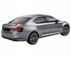 Skoda Superb III 2015+ bagklapspoiler aileron