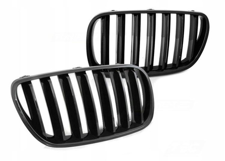 Frontgitter BMW X3 E83 06-10 SORT GLAS