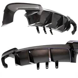 DIFFUSER BMW F10 F11 10-17 LOOK M5 CARBON GULD