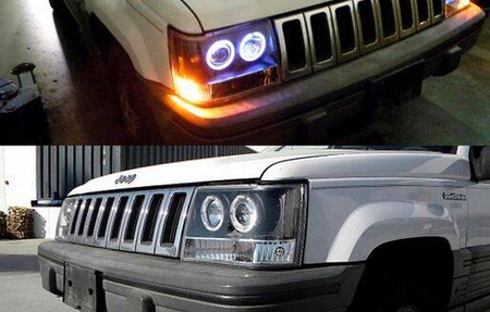 Lygter Chrysler Jeep Grand Cherokee 93-98 Sort