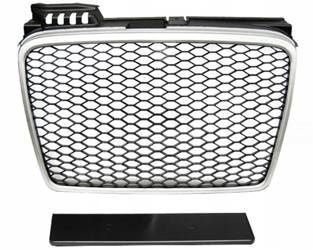 Audi A4 B7 frontgrill mat sølv RS-
