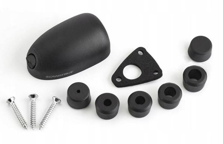 Kabelgennemføring taggennemføring 2-6 mm sort