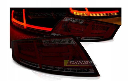 Audi TT 06-14 rød smoke led bar dts-lamper