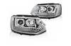 Lygter Vw T5 2010-2015 Led-rør krom T6 Look Dts