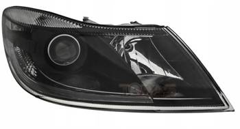 Forlygter Skoda Octavia II FL sort