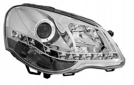 VW Polo 9N3 CHROM DAYLIGHT-forlygter