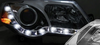 Skoda Octavia I forlygter 00-04 dagslys krom