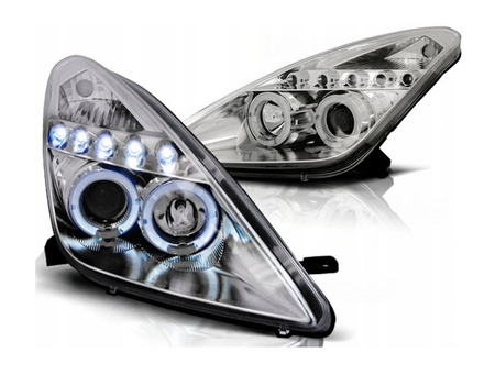 Forlygter Totoyota Celica T230 99-05 Ringi Chrome