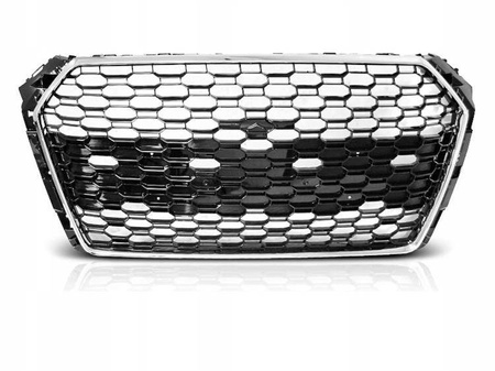 Audi A4 B9 15-19r Rs4 Style Krom BLK frontgrill