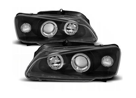 Forlygter Peugeot 106 96-03 Ringi Sort